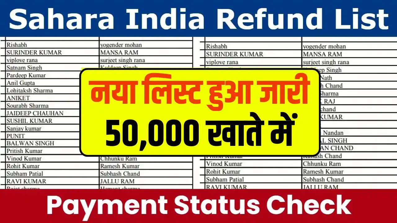 Sahara India Payment Refund