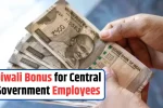 Diwali Bonus for Central Government Employees