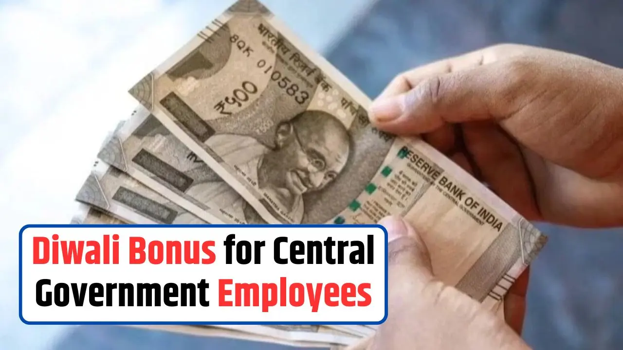 Diwali Bonus for Central Government Employees