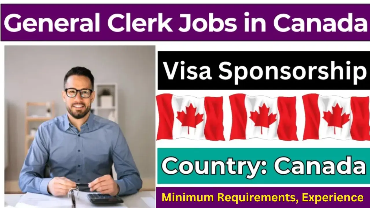 General Clerks Jobs in Canada that Sponsor Visas