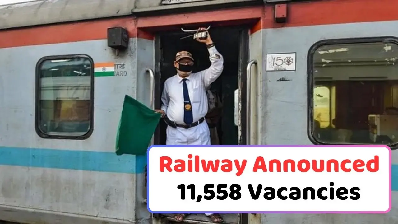 Railway Announced 11558 Vacancies