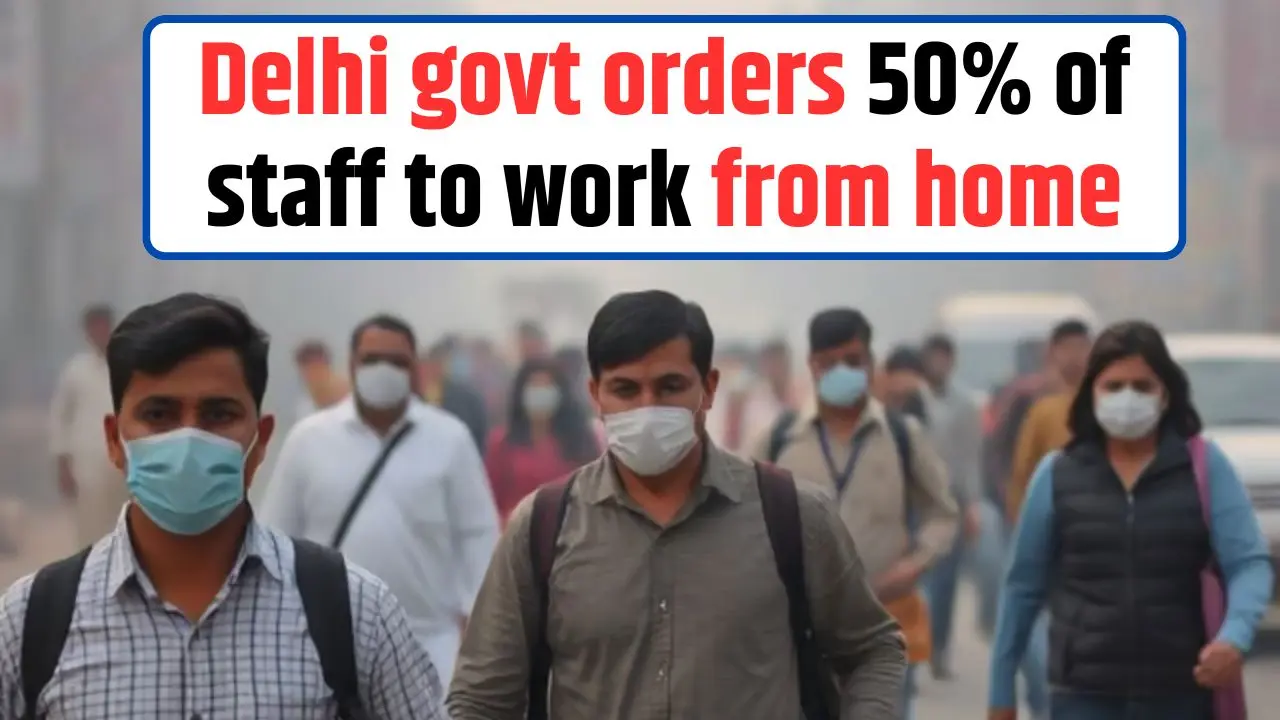 Delhi govt orders 50 of staff to work from home