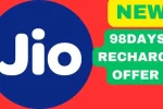 Jio Launches 98 Day Plan