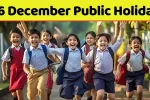 06 December Public Holiday