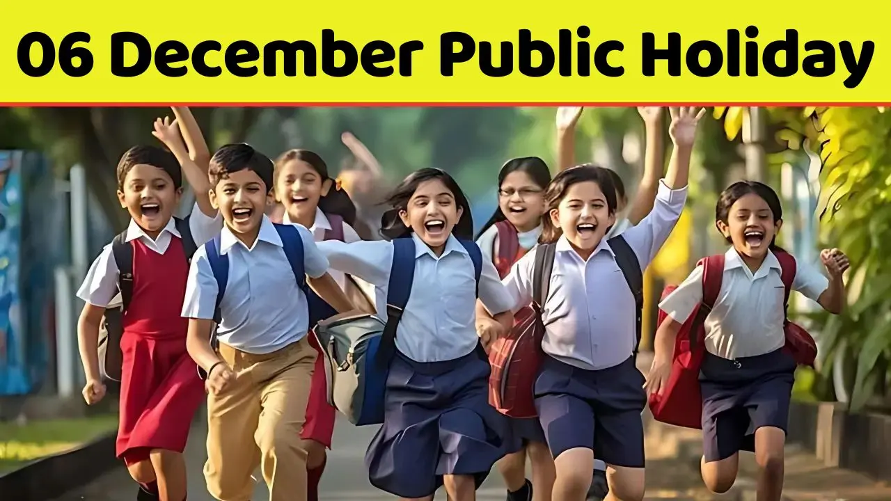 06 December Public Holiday